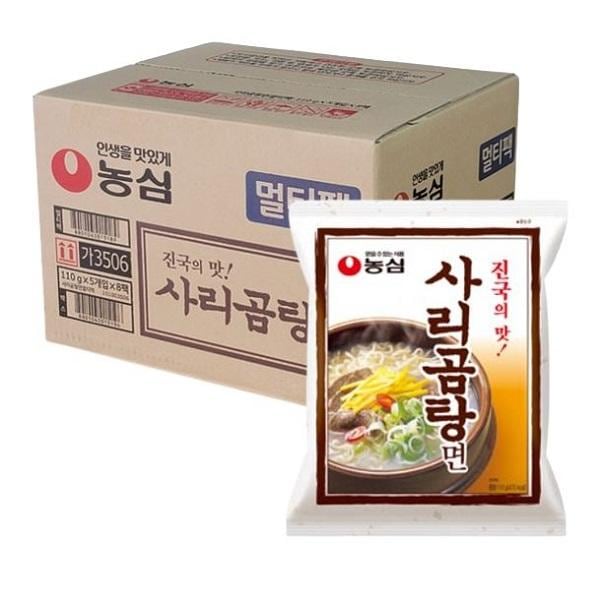 サリコムタン麺 110g 40食セット 辛くない濃厚で深みのある 牛骨コムタンスープ の味が最高 サリコム湯麺 韓国ラーメン 即席めん