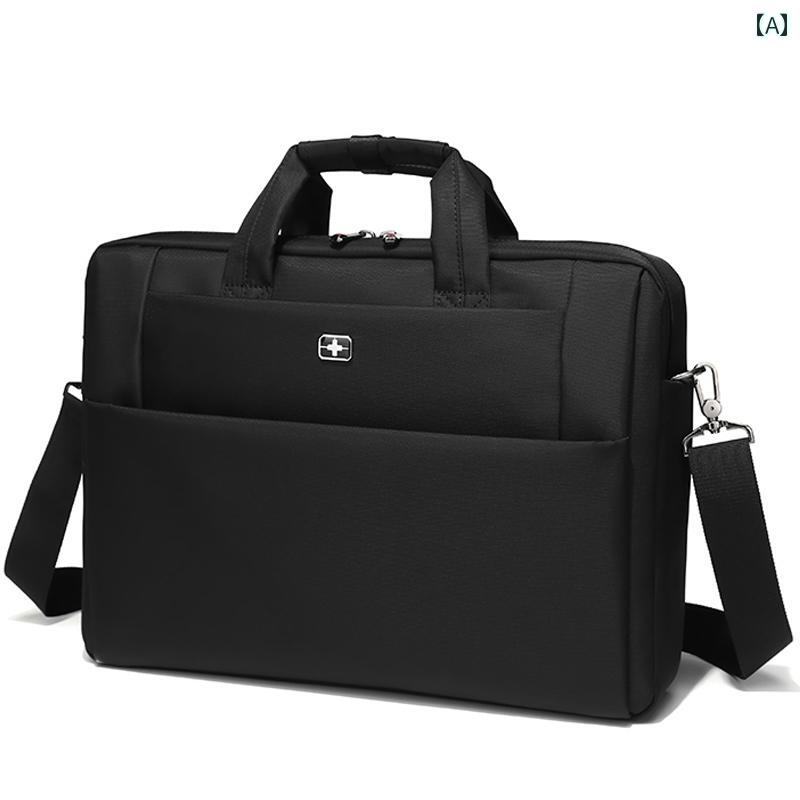 バッグ　ハンドバッグ　トラベル スイス 軍曹 ナイフ コンピュータ バッグ メンズ ポータブル ビジネス トラベル ブリーフケース オックスフォード 布 カジュアル ショルダー クロス ボディバック