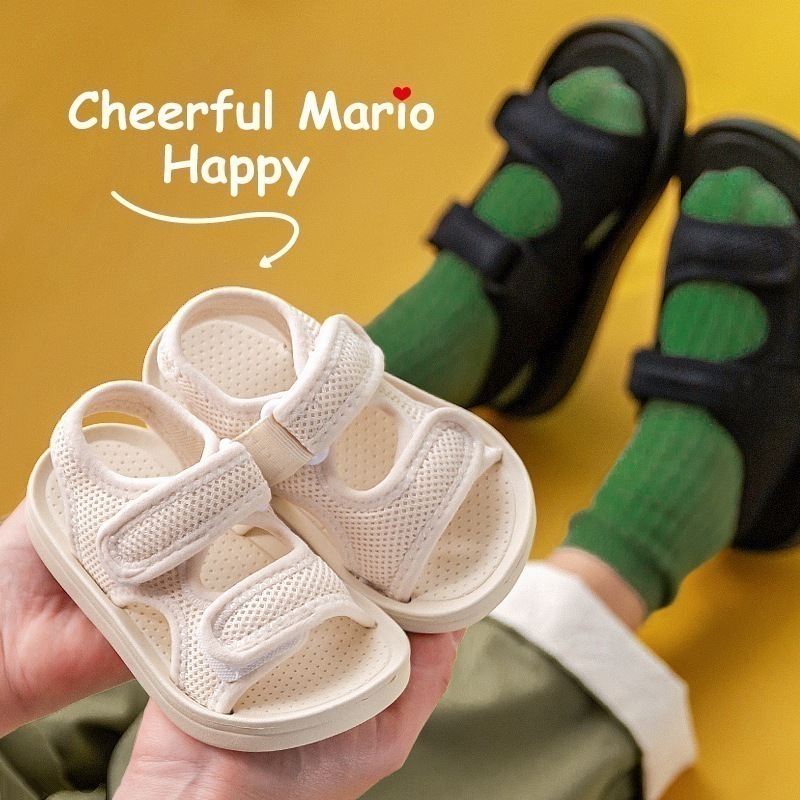 Qoo10-新作先行発売ビーチサンダル サンダル ベビー スリッパ スポーツサンダル 子供靴キッズ キッズ マジックテープ【短納期】