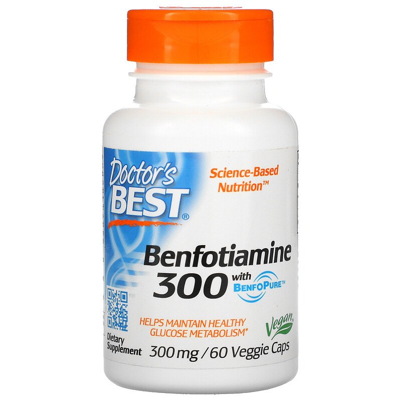 Doctor s Best　ベンフォチアミン 300 with BenfoPure　 300mg 60ベジカプセル