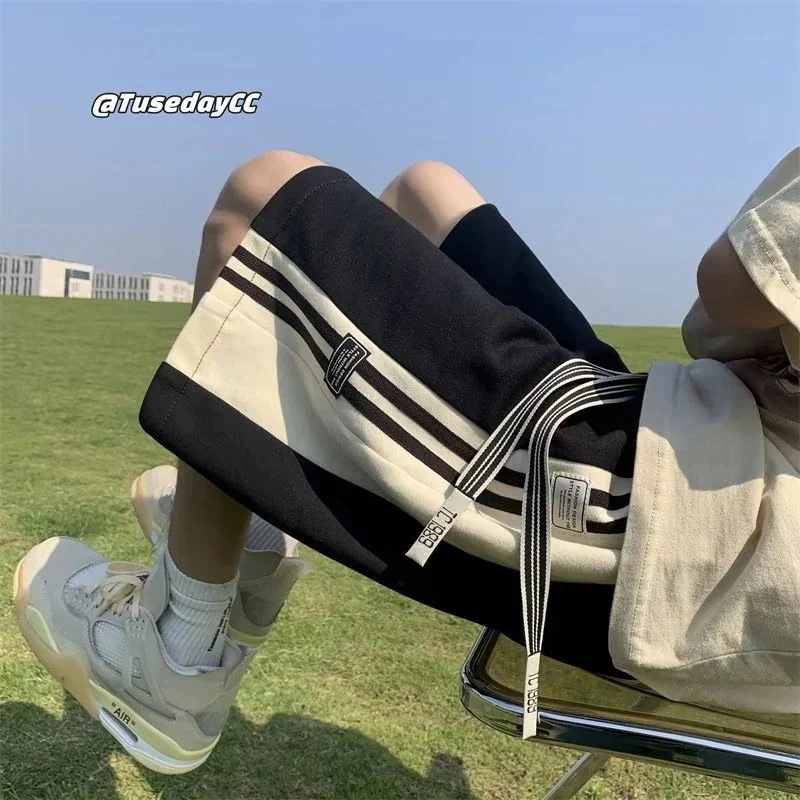 韓国ファッション メンズ 半ズボン おしゃれ 快適 カジュアル ワイドパンツ かっこいい 半ズボン 大きいサイズ 五分丈パンツ