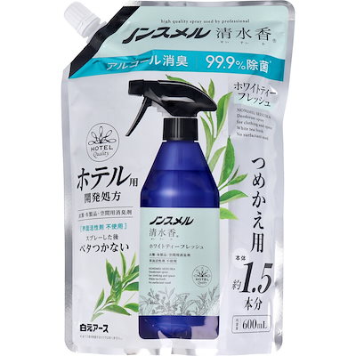 他サイト： ノンスメル清水香 詰替パウチ ホワイトティーフフレシュ 600mlの商品画像