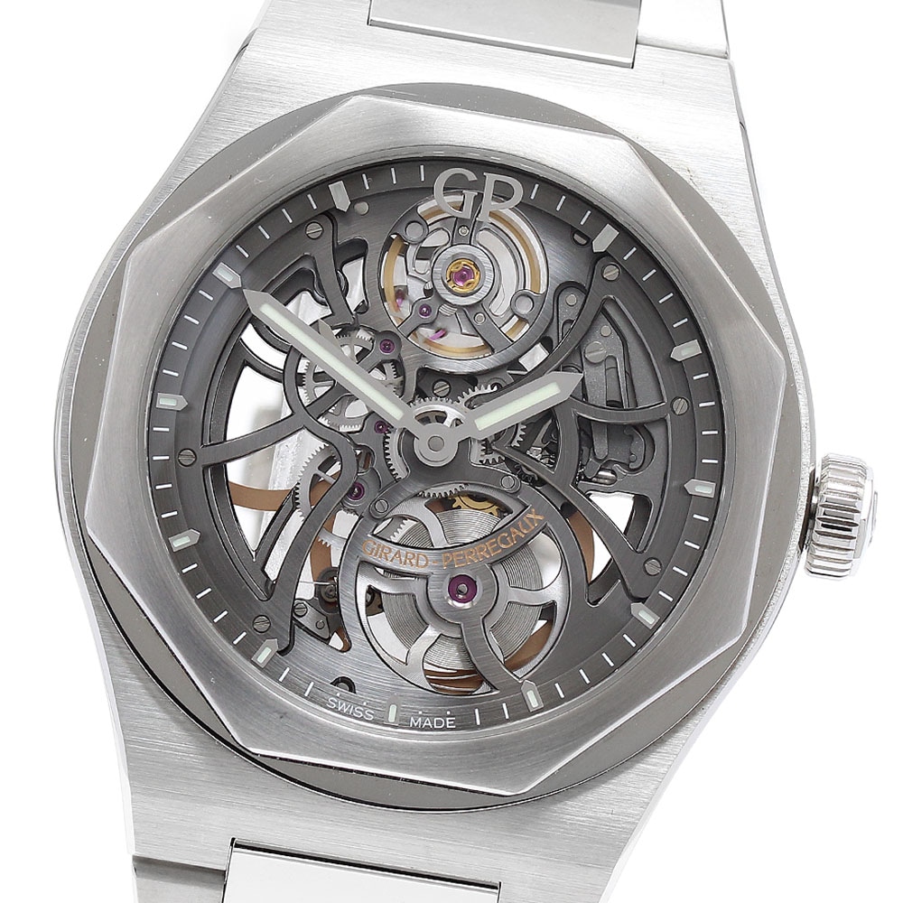 ジラール・ペルゴ GIRARD PERREGAUX 81015-11-001-11A ロレアート 自動巻き メンズ 美品 箱・保証書付き_883866【中古】