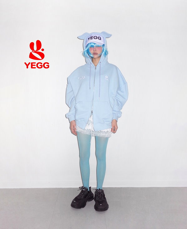 Qoo10 YEGG 25SS Wing hoodie ロゴ