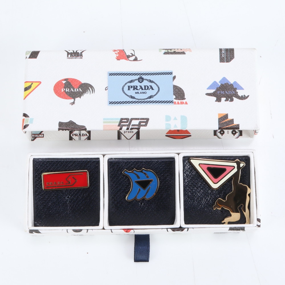 極美品 ピンバッジ セット ブローチ メンズ EWE DM45-7 中古