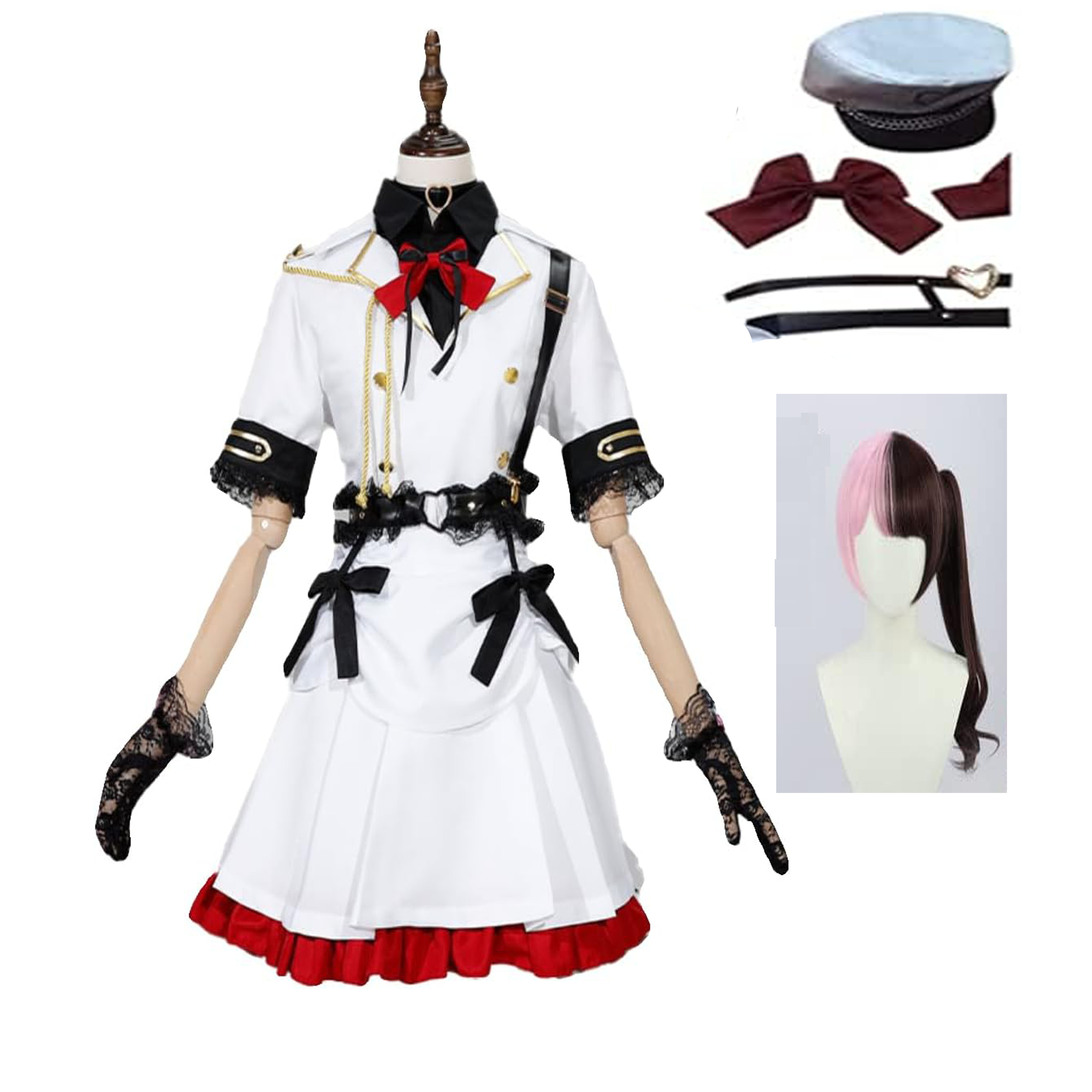 橘 ひなの 橘雏乃 風 衣装 コスプレ衣装 イベント パーティー メイド服 靴 仮装 ウィッグアニメ ハロウィン 手袋 帽子付き ウィッグ
