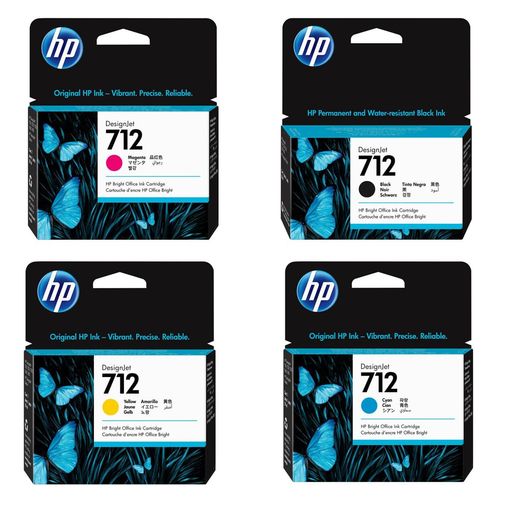 HP 712 29ML シアン DESIGNJET オリジナルインクカートリッジT650T630T230T210スタジオプロッタープリンター用