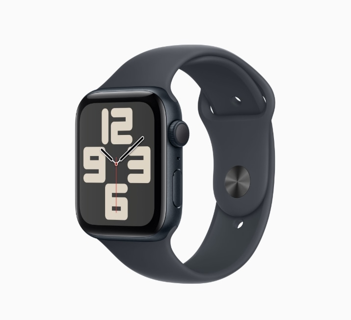 「新品」Apple Watch SE 第2世代 GPSモデル 44mm MXEJ3J/A [ミッドナイトスポーツバンド S/M]