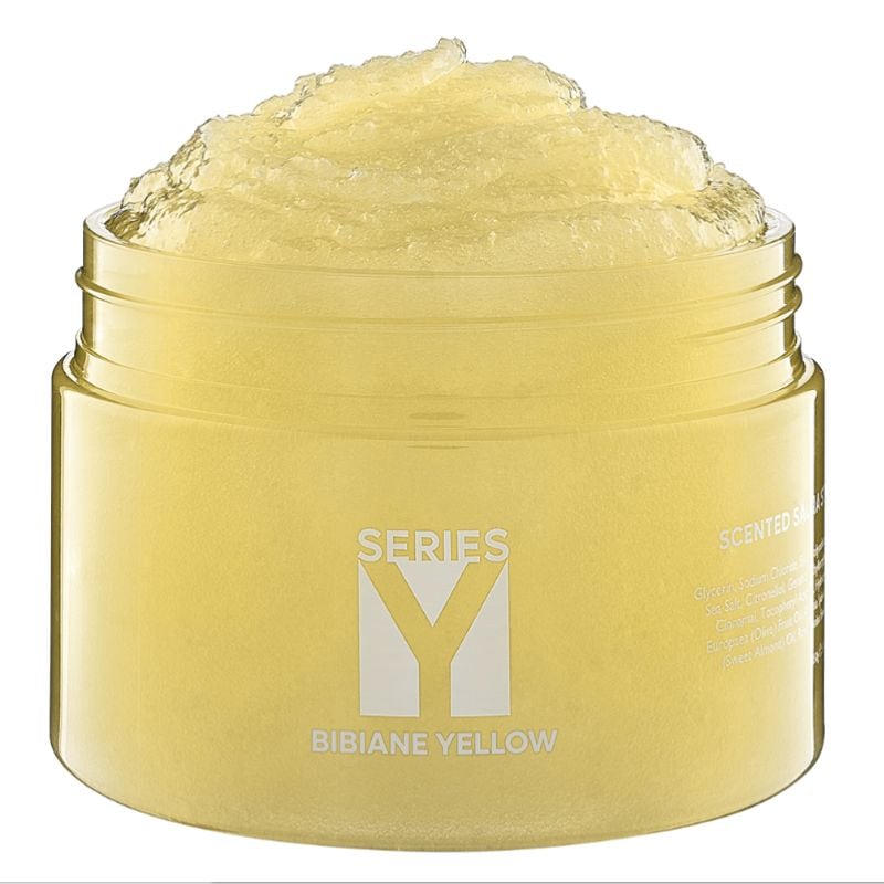 [シリーズY] センテッドサウナスチームソルトボディスクラブ ビビアンイエロー450g 温感エクスフォリエーター
