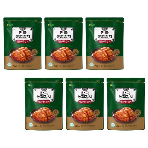 農協食品韓国農協キムチ干しキャベツキムチ400g x 6パック