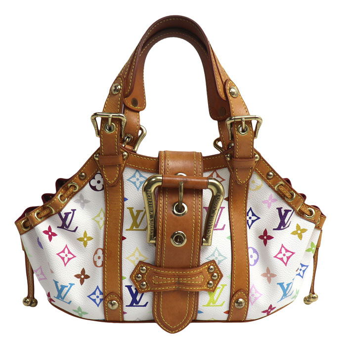 LOUIS VUITTON ルイ・ヴィトン テダPM ハンドバッグ マルチカラー ブロン（ホワイト） M92348 FL0034 レディース 中古