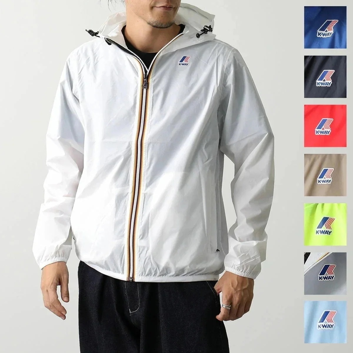 K-WAY ケーウェイ ブルゾン Claude クロード K004BD0 メンズ ナイロン ジャケット ジップアップ パーカー パッカブル 撥水 ロゴ カラー9