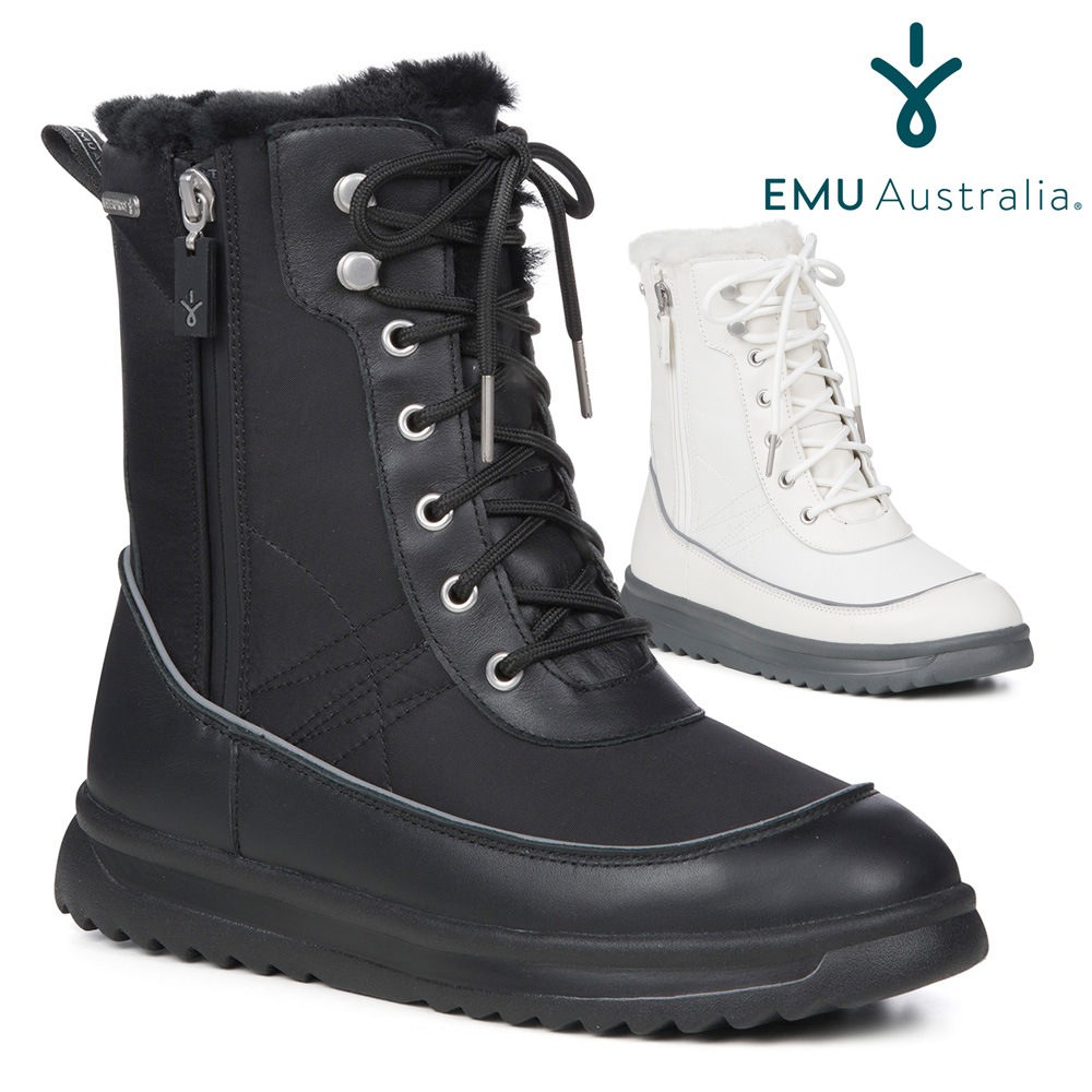 EMU Australia ブーツ レディース スノーウィ W12785 エミュ オーストラリア 2025秋冬 Snowy レインブーツ スノーブーツ シープスキン 防寒 防水