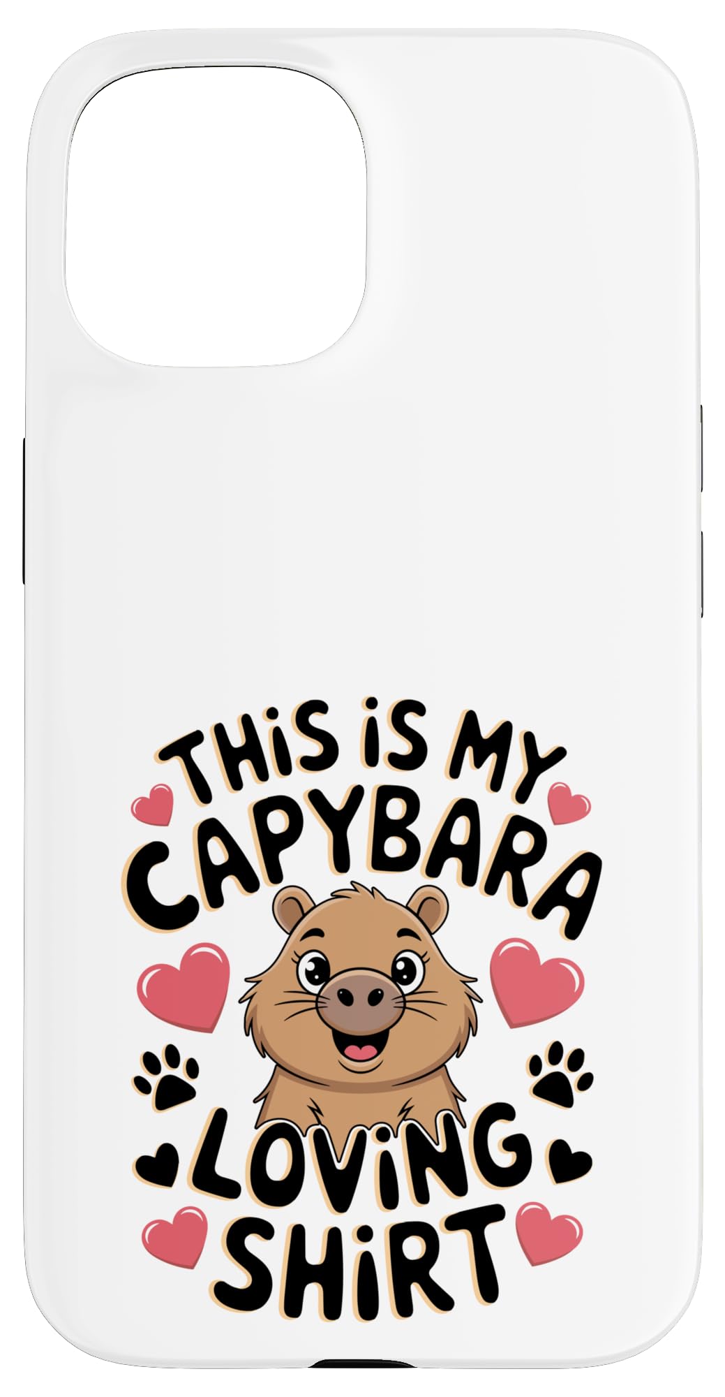 カピバラの恋人 スマホケース iPhone 15 用