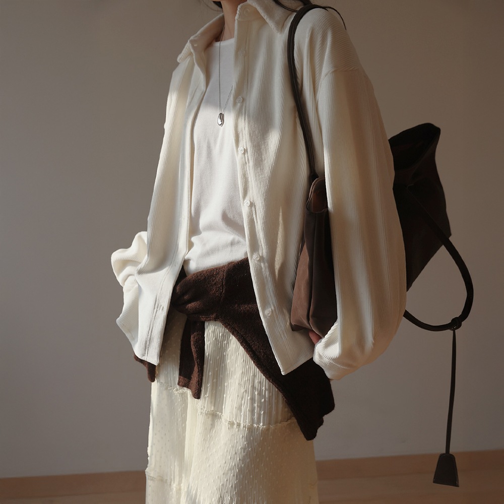 ヘビーポンドソフトアンバルドトムコーデュロイシャツ