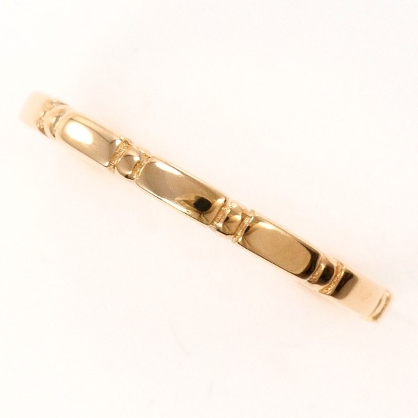 エテ K10PG リング 指輪 2.5号 総重量約0.9g ジュエリー 中古