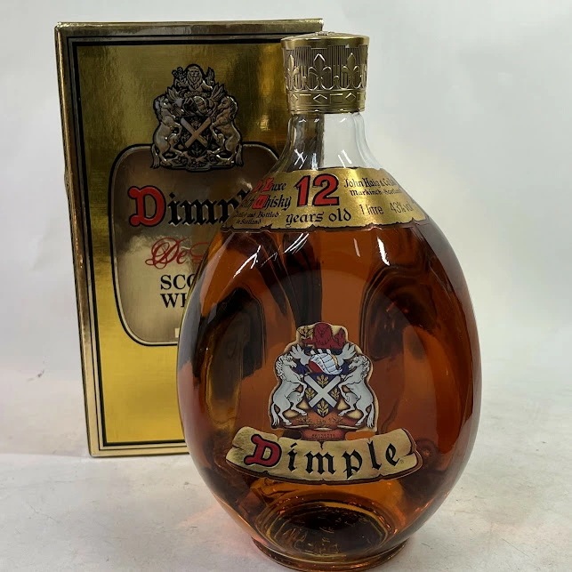 【未成年の飲酒は法律で禁じられています】ヘイグディンプル12年1000ml43度スコッチウイスキープラスクリューキャップ