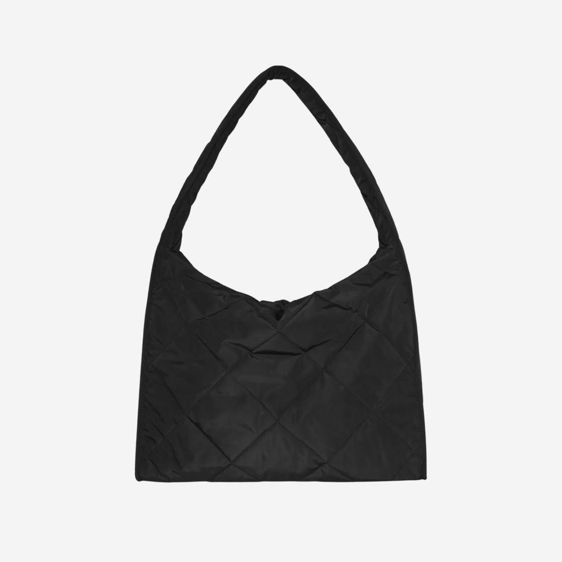 【COS】 DIAMOND QUILTED OVERSIZED SHOULDER BAG : BLACK