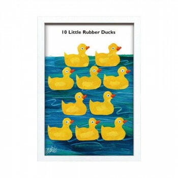 ERIC CARLE エリック/カール アートフレーム 10 Little Rubber Ducks ZEC-53014
