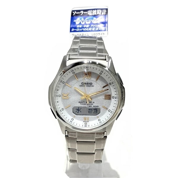 カシオ ウェーブセプター WVAーM630 電波ソーラー 腕時計 メンズ 未使用品 【中古】