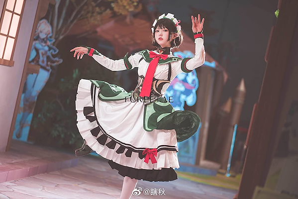 Qoo10] 原神 キャサリン コスプレ衣装 (ウィッ