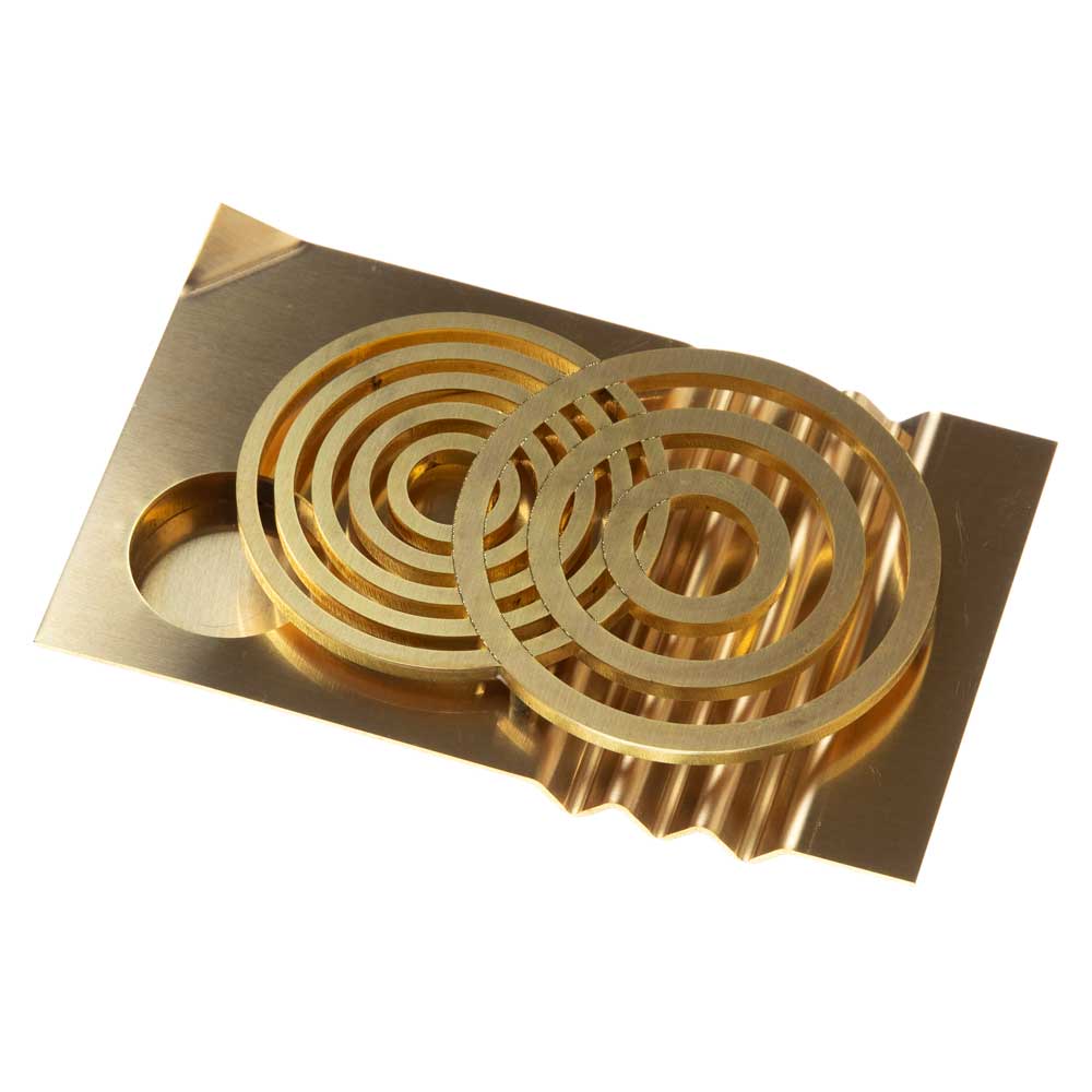 かねよし　KONIWA - 小庭　金属製お香立て　線香　コーン　小さい庭から思い出を広げよう　真鍮製　かねよし×共立女子大学コラボ作品『日本を贈る』