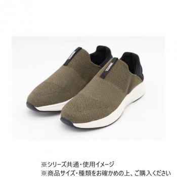 アスティコ かかとを踏んでも大丈夫な　らくらく2WAYシューズ　タウニークラブ　カーキ （M）