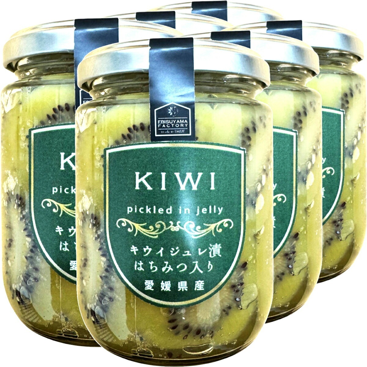 キウイジュレ漬け はちみつ入り 240g(固形量：140g)×6個セット 送料無料 愛媛県産のキウイを使ったジュレ漬け ギフト プレゼント お中元 敬老の日 プチギフト お茶 内祝い 2025 8,428円