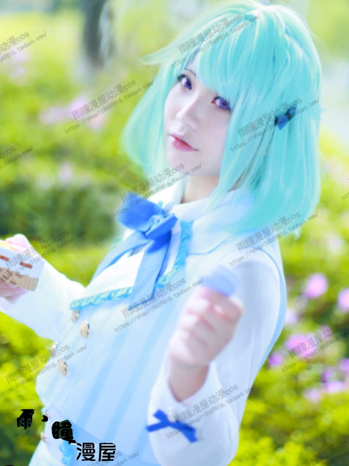 ESアイドルドリームフェスティバルコスプレ衣装 ティーパーティーパープルクリエイションコスプレ衣装