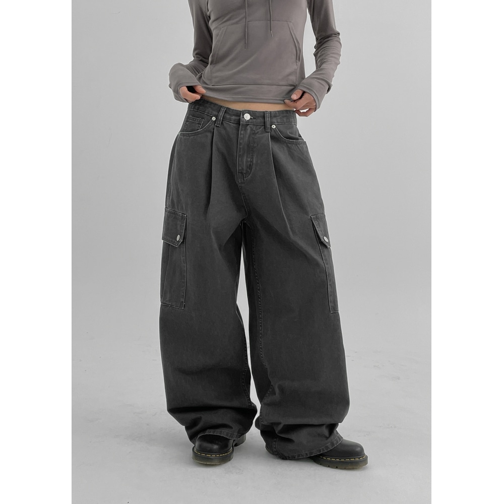 ブラックアップ [ニュースプリング] [製] ビーニーカーゴコットンパンツ