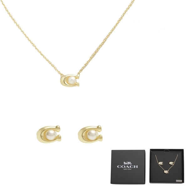 【国内即発】COACH 473741GLD 107 ピアス&ネックレス セット新品 楽天市場】＼10%割引クーポン＆さらに+3倍☆7/1限定／ コーチ