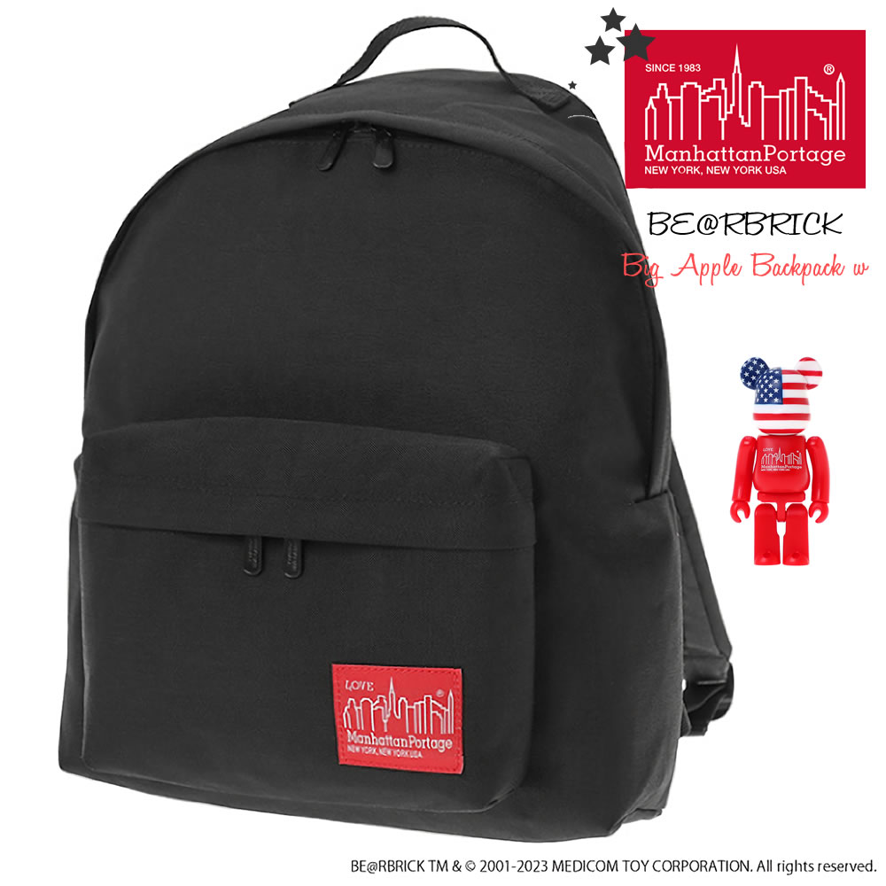 デイバッグ ベアブリック BE@RBRICK コレクション ビッグアップル バックパック カメラ Dパック リュックサック メンズ レディース おしゃれ
