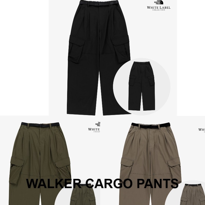 韓国正規品保証 関税負担なしNP6NR56J WALKER CARGO PANTSデイリー 基本 着装 男子 女子 人気 韓国 ファッション 男女共用 アウトドア