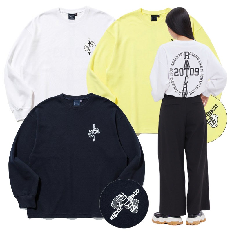 RMTC HAND SIGN LONG SLEEVE 3COLOR 男女兼用