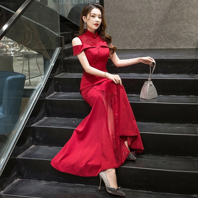 ウエディングドレス 半袖 フォーマルドレス 結婚式 二次会 披露宴 花嫁 撮影 ロングドレス ファスナー マーメイドドレス イブニングドレス セクシー ステージ 衣装 豪華ドレス wedding dr