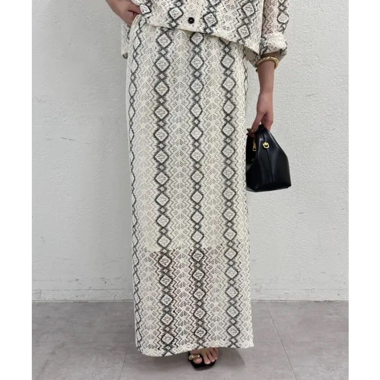【Loungedress】ﾚｰｽﾀｲﾄSK