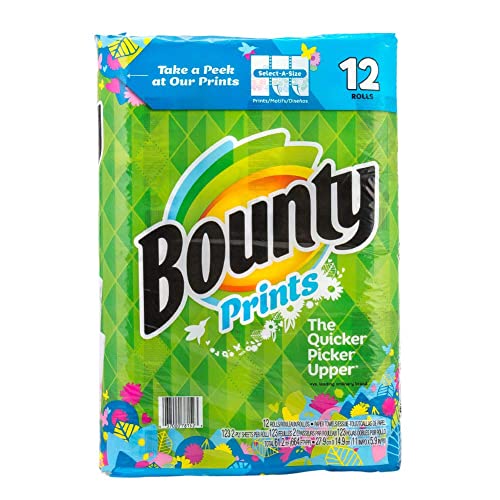 Bounty バウンティー ペーパータオル 2枚重ね 123シート × 12ロール (柄あり)