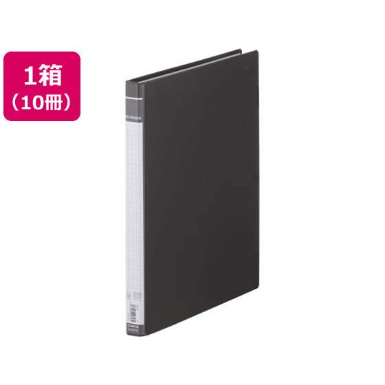 リングバインダーBF A4タテ 30穴 黒 10冊 キングジム 667BF-BK