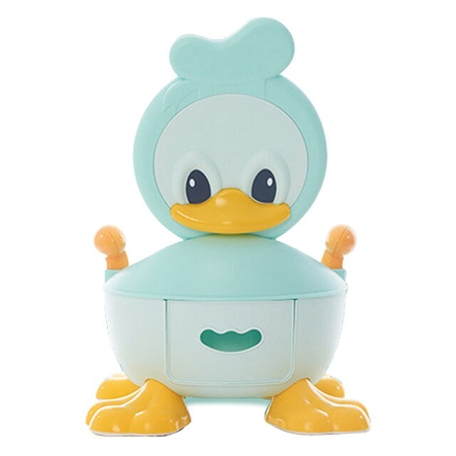 トゥビマム アヒルソフトクッション 幼児便座(ブルー)