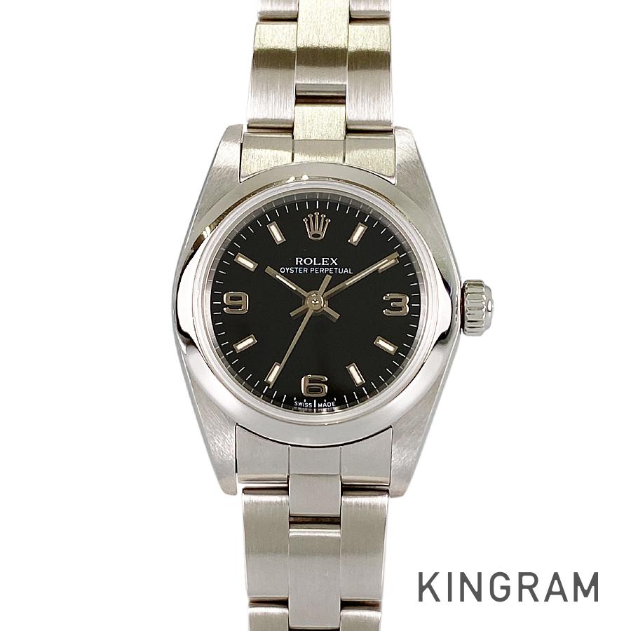 オイスター パーペチュアル 76080 レディース 腕時計 ss【中古】