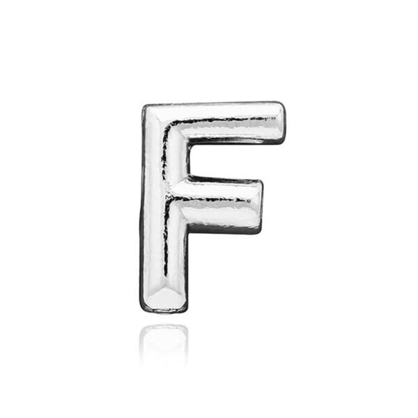 797460 レター F アルファベット シルバー チャーム
