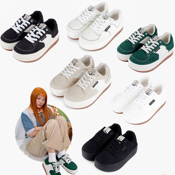 再入庫) レッドベルベット着用 POSEGANCH かわいいマムマム厚底スニーカー/MUMMUM