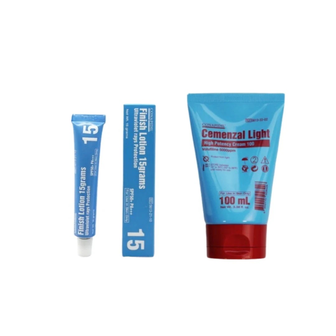 コナフィディル フィニッシュローション 15g + conapidil セメンジャライト 100ml