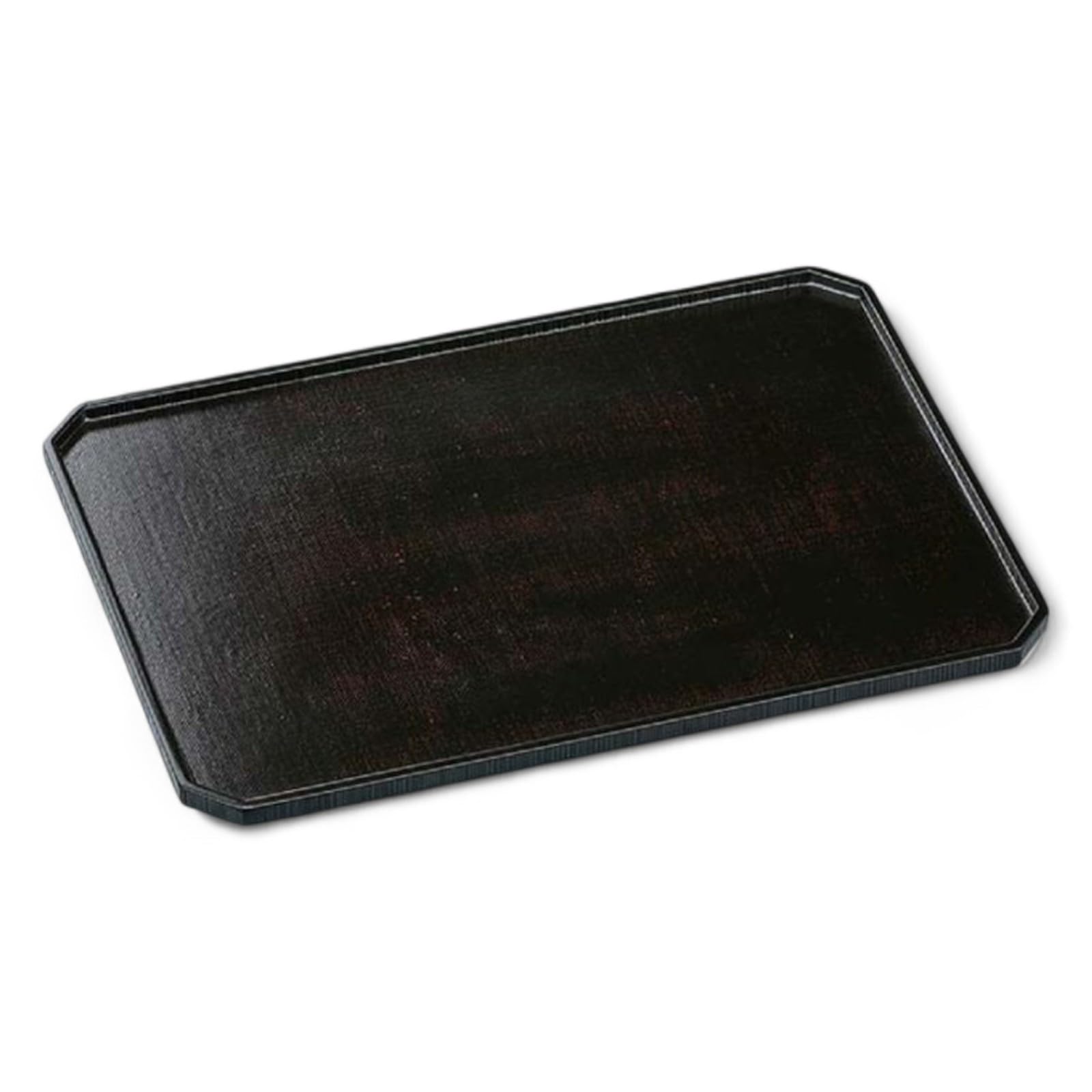 J-kitchens 尺3 隅切 会席 お盆 トレー （ 盆 トレイ おぼん ） 布目 曙 39cm 業務用 漆器 （ 木製品 ） 日本製
