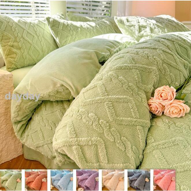 布団カバー ボックスシーツ おしゃれ 掛け布団カバー 暖かい 洗える フリース 冬用 掛布団 もこもこ かわいい ふわふわ セット