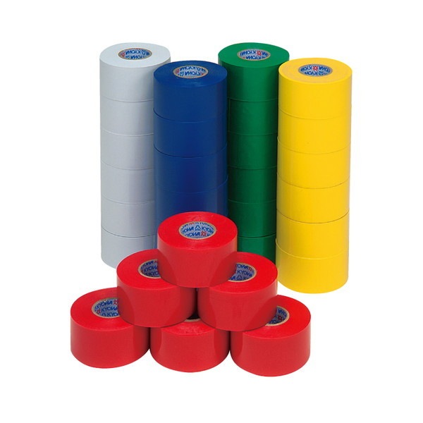 エバニュー EKA059 700 ラインテープ40V(6巻入) 青