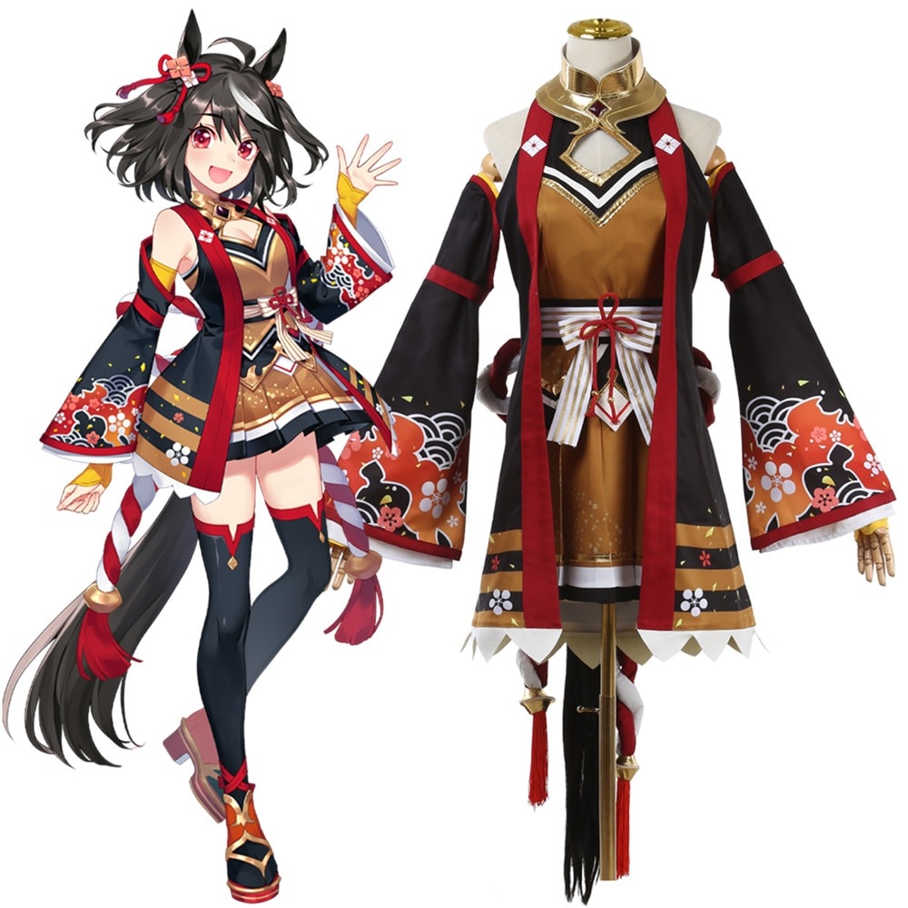 [今日は安い-出荷が早い]ウマ娘 プリティーダービー キタサンブラック コスプレ衣装 コスチューム 学園祭 イベント 仮装 変装品質良い 店舗お勧め