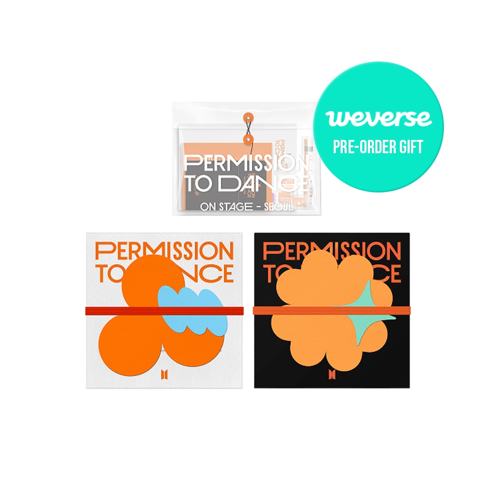 【WEVERSE特典選択】 BTS - PERMISSION TO DANCE ON STAGE LIVE アルバム2種セット + SEOUL DIGITAL CODE