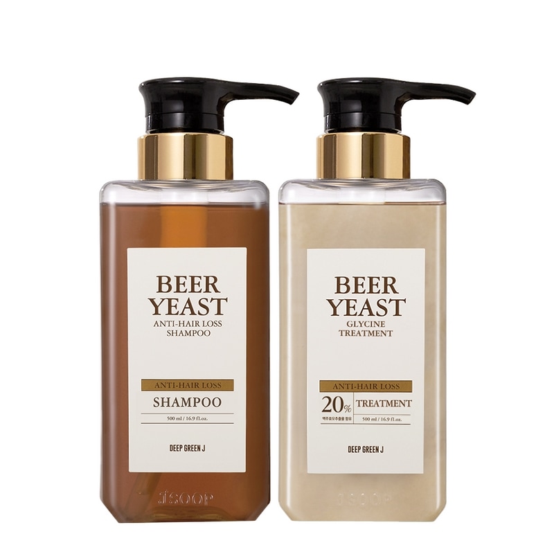 ジェイフォレストディープグリーンジェイビール酵母シャンプー＆グライシントリートメント500ml脱毛症状緩和