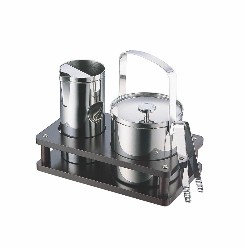 佐野製作所 ペール&ピッチャー（木台付）MR-102